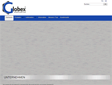 Tablet Screenshot of globex-group.de